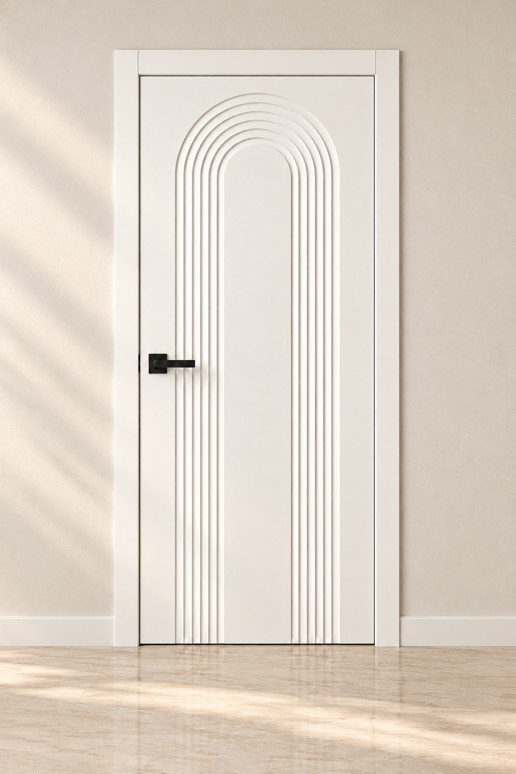GRANDE 05 — üç dikey panel ile iç oda kapısı konsepti